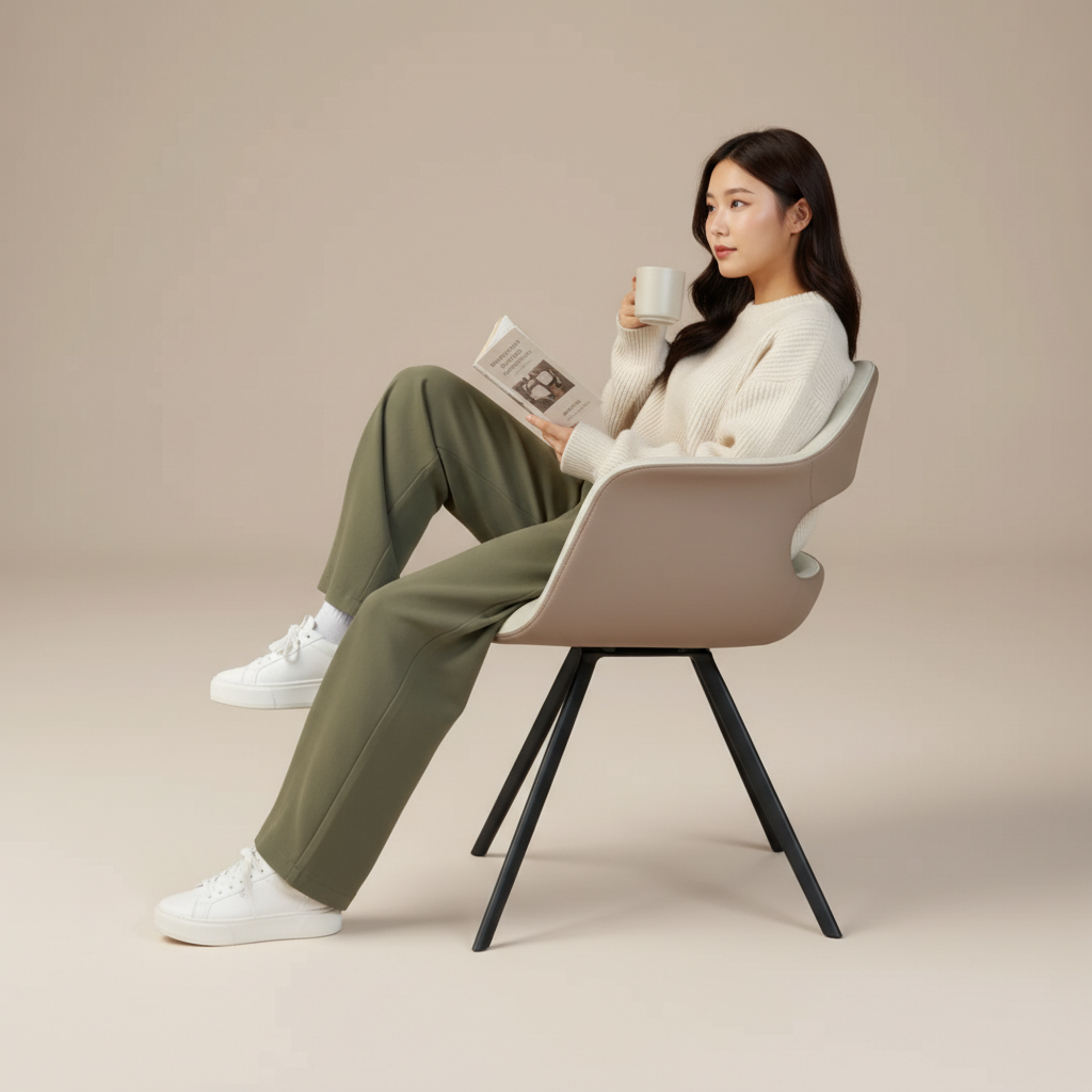 愛德華 | 旋轉餐椅