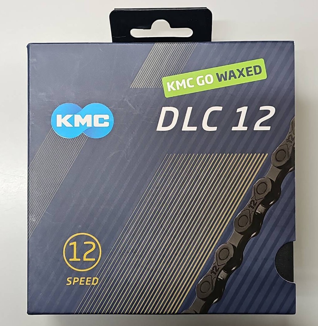 KMC DLC X12W 12S 蠟鏈條 黑鑽鏈條 DLC12 蠟鏈條  KMC GO WAXED 鑽石鏈條 上好腊的鏈條 預上腊鏈條 上蠟鑽石鏈條