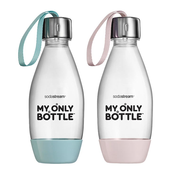 SodaStream 好好帶專用水瓶500ml (冰河藍/芭蕾粉)