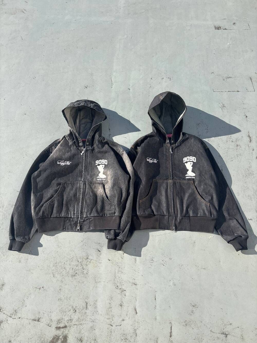 【9090】0131發售 Sexy Logo Denim Zip Hoodie