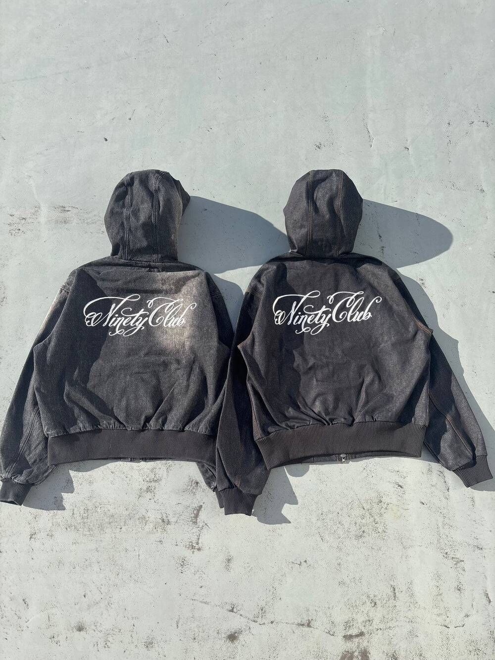 【9090】0131發售 Sexy Logo Denim Zip Hoodie