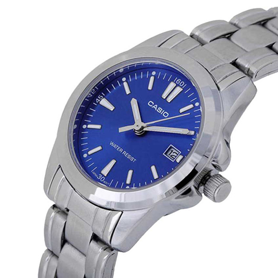 萬年鐘錶 - CASIO 卡西歐 經典復古款經典不鏽鋼女錶 LTP-1215A-2A2 錶徑28MM