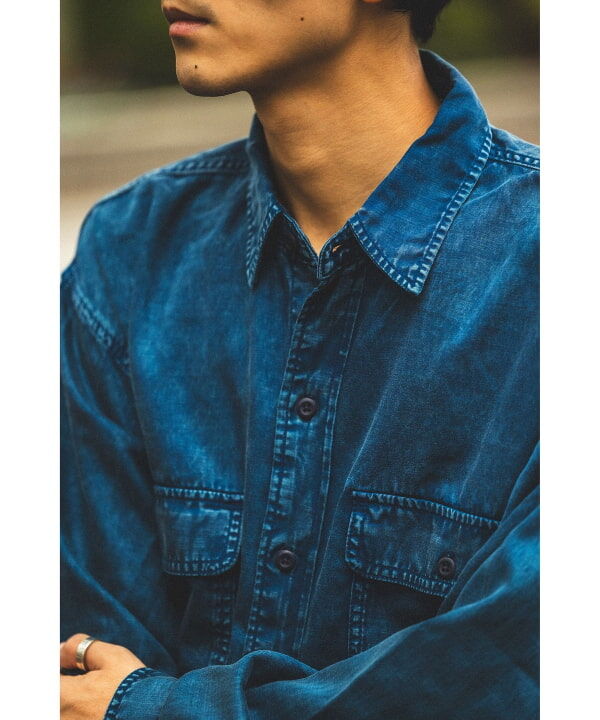 Beams Fade Work Shirt