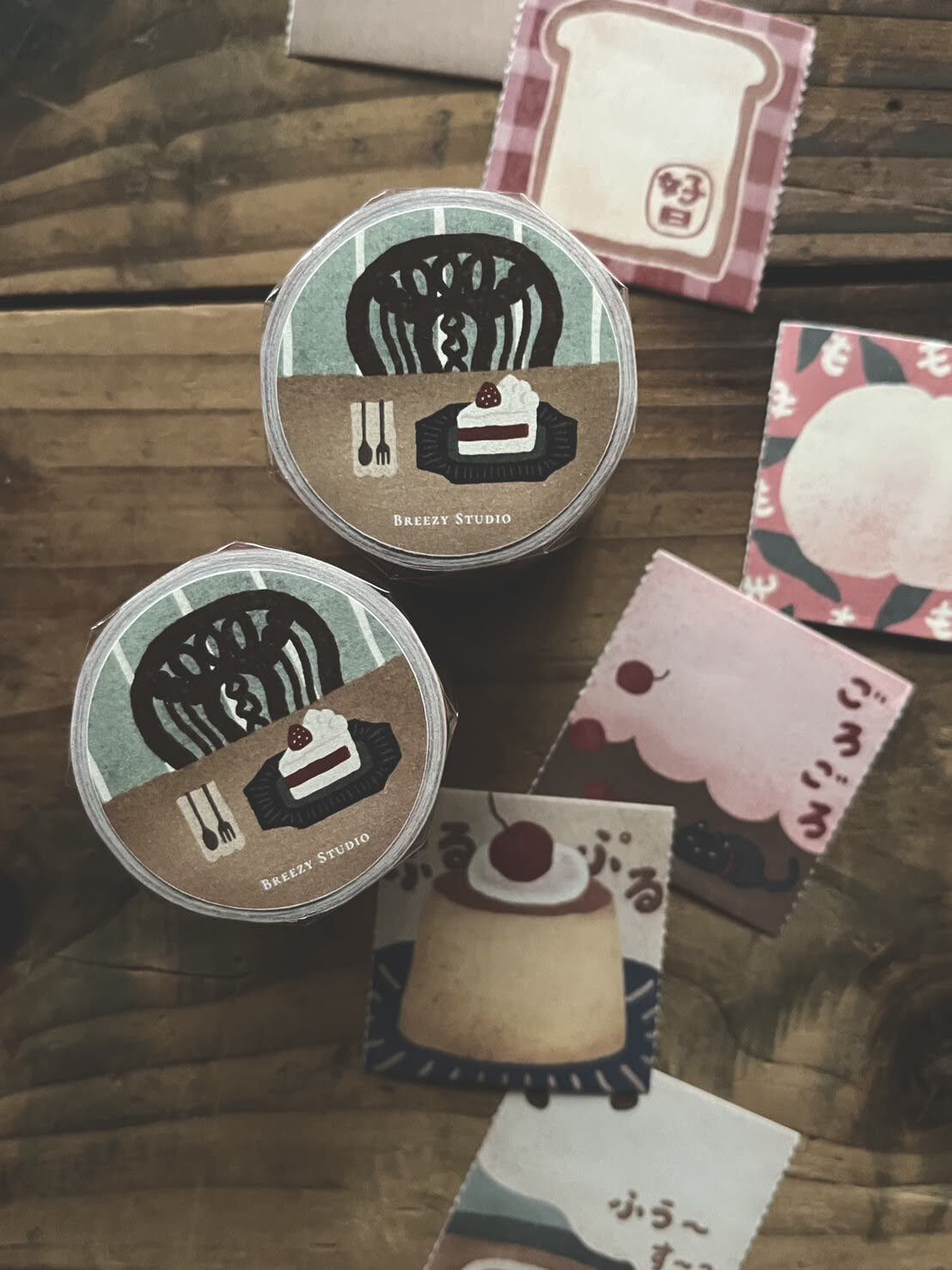 微瘋畫室．香噴噴記憶 4.5cm付箋memo捲 <整捲/分裝>