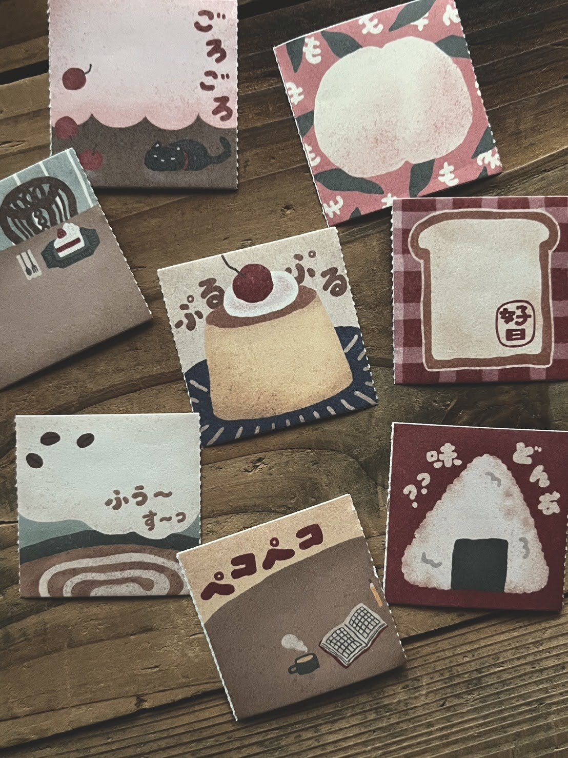 微瘋畫室．香噴噴記憶 4.5cm付箋memo捲 <整捲/分裝>