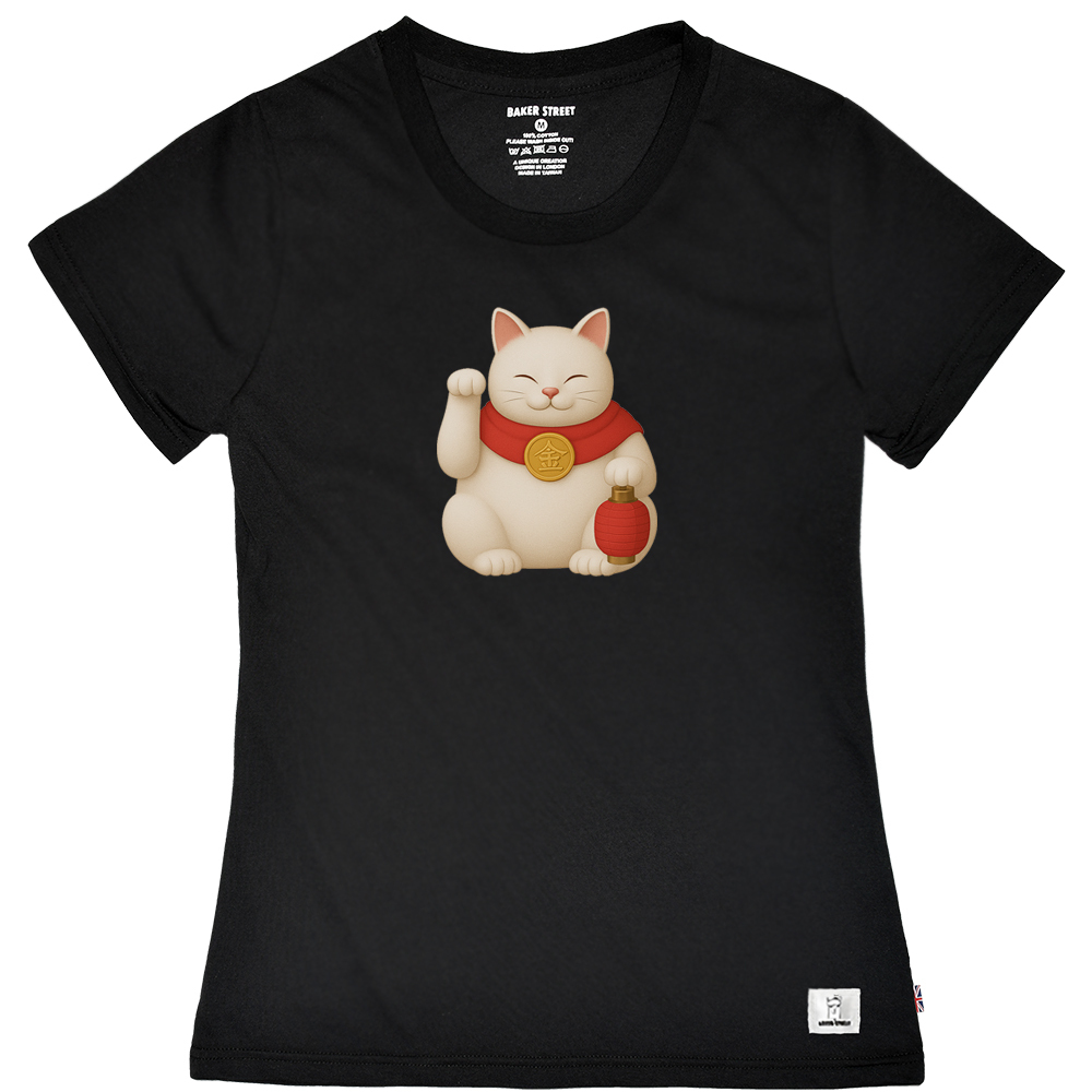 今西寺 開運招財貓 聯名 女版短T
