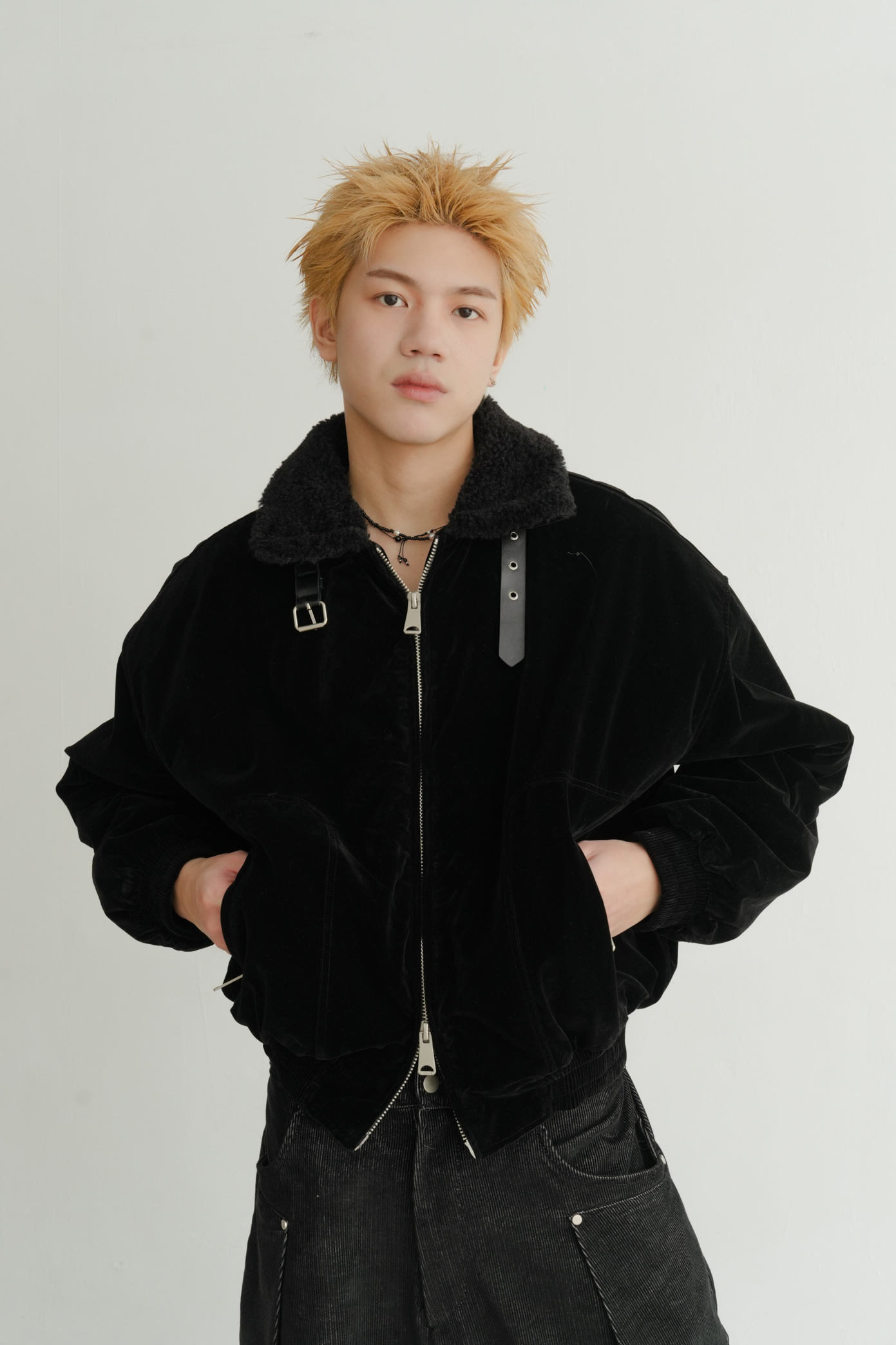 Haute Qualité Velvet Mustang Jacket #外套