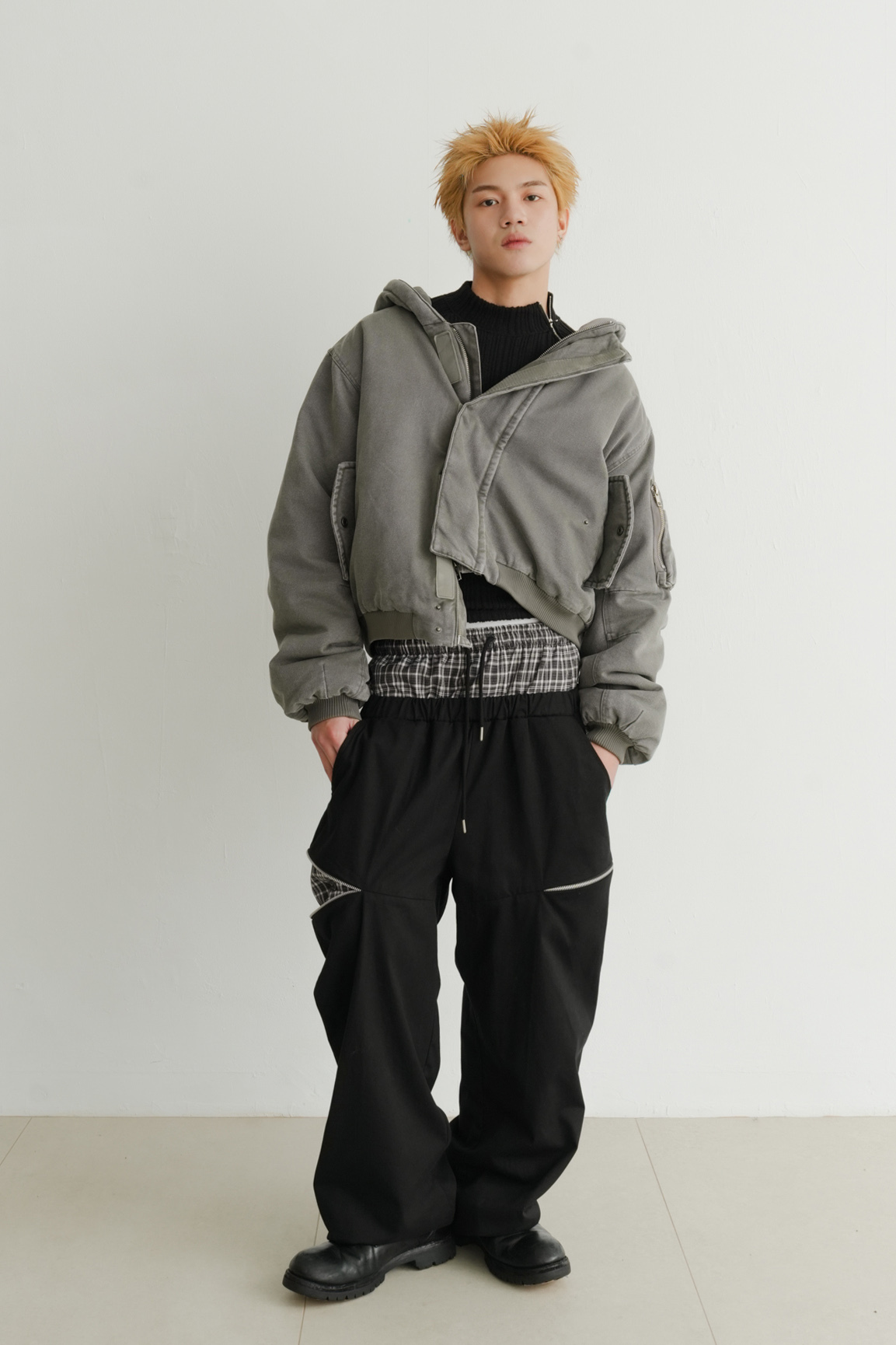 Houston Crop MA-1 Hood Jumper #外套
