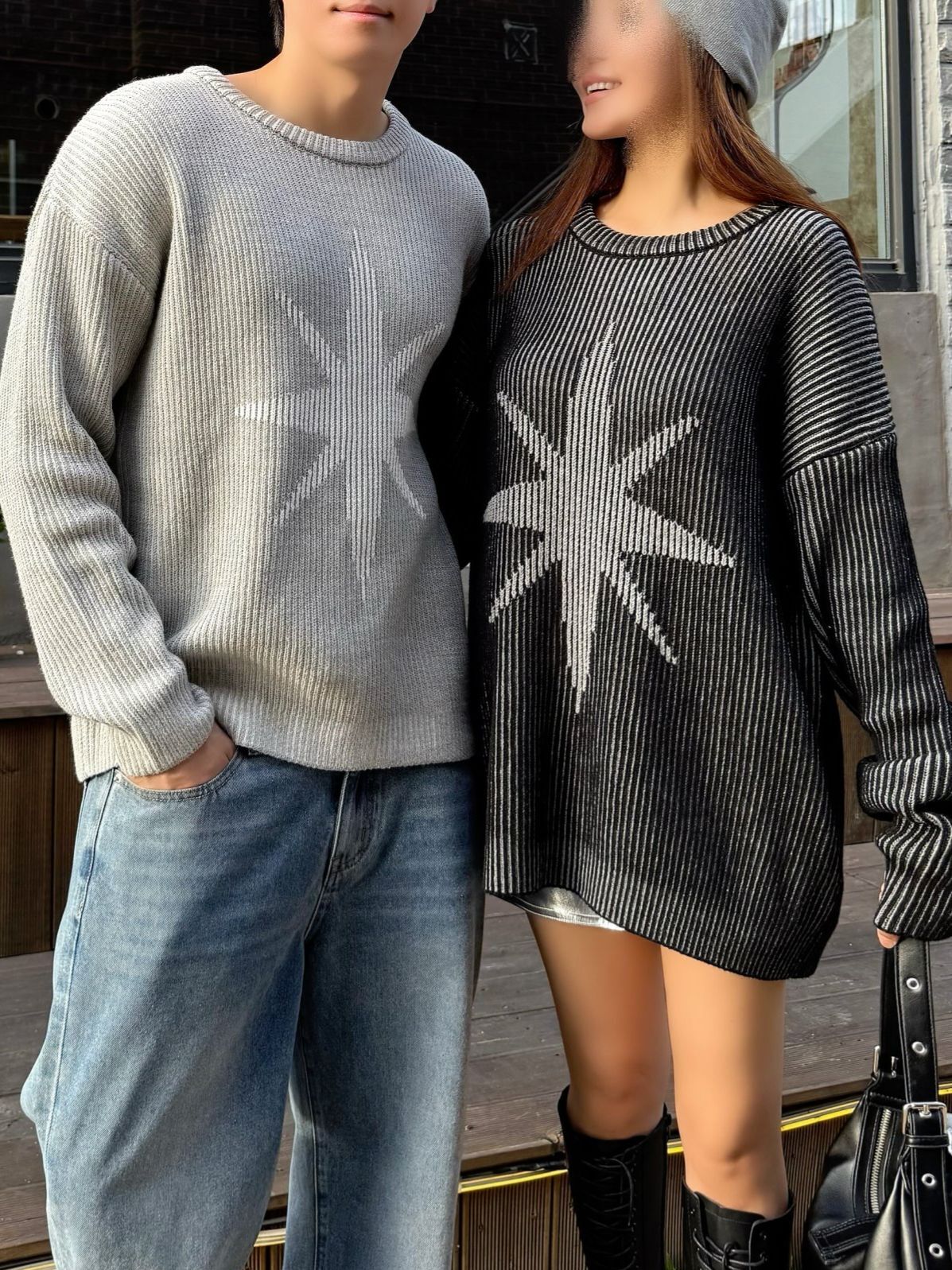 圖案針織衫 HEYDAY-018T