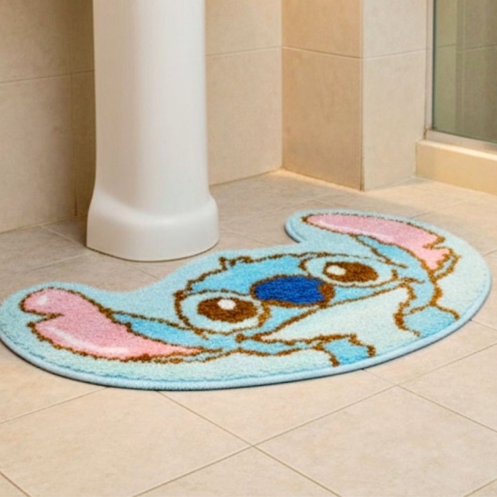 迪士尼史迪仔| 浴室地毯 | 緹花地墊