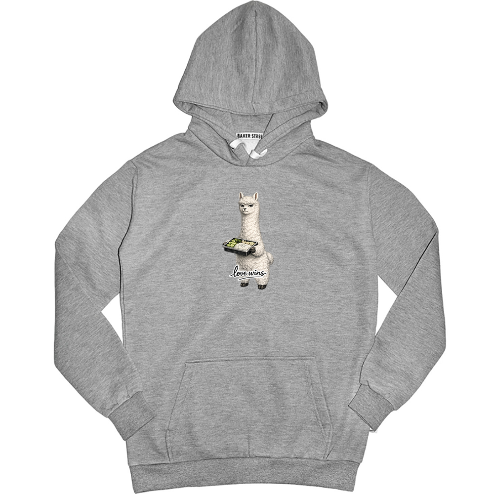 糧心慈善 公益送暖  高磅數長袖帽T