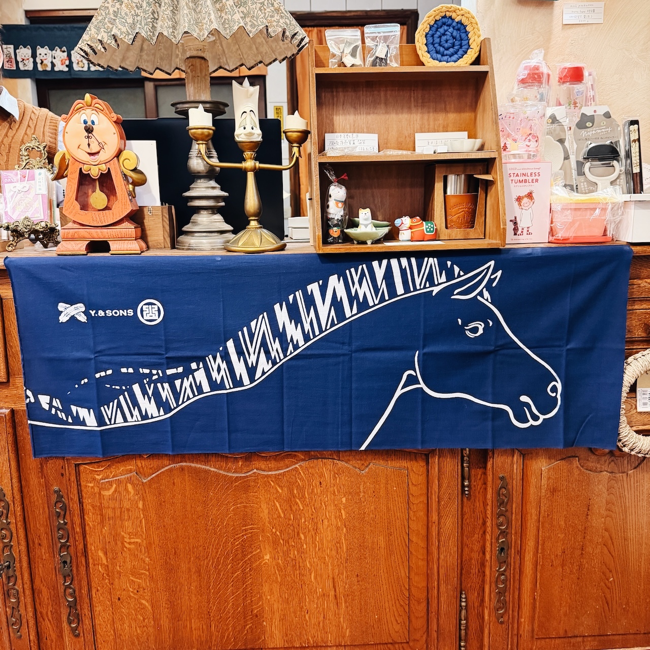 馬年 純棉茶巾｜日本京都