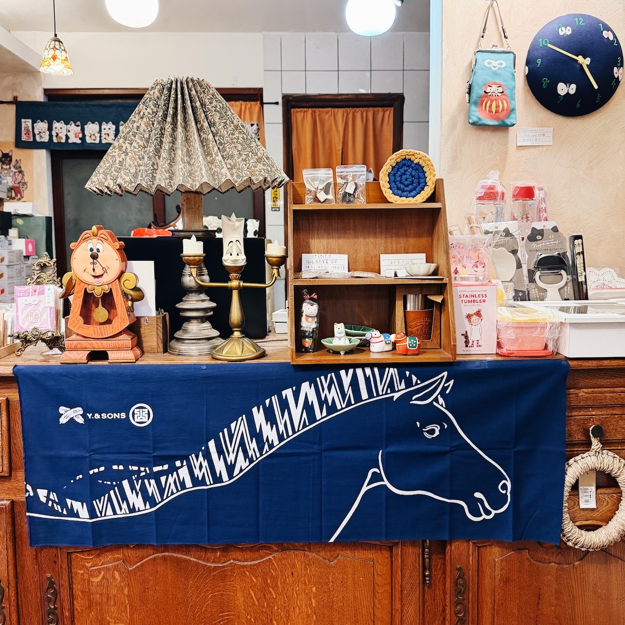 馬年 純棉茶巾｜日本京都