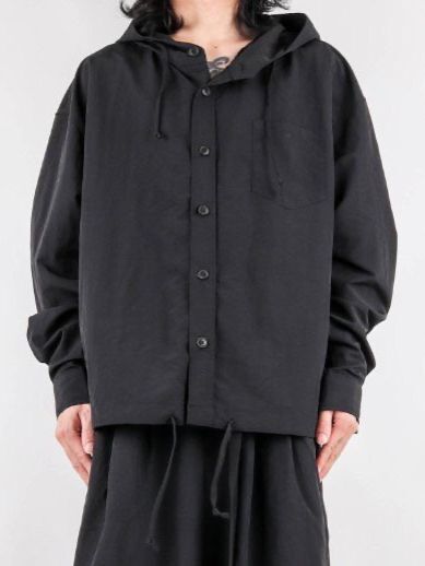 淨色連帽開胸外套 GLEE-007JK