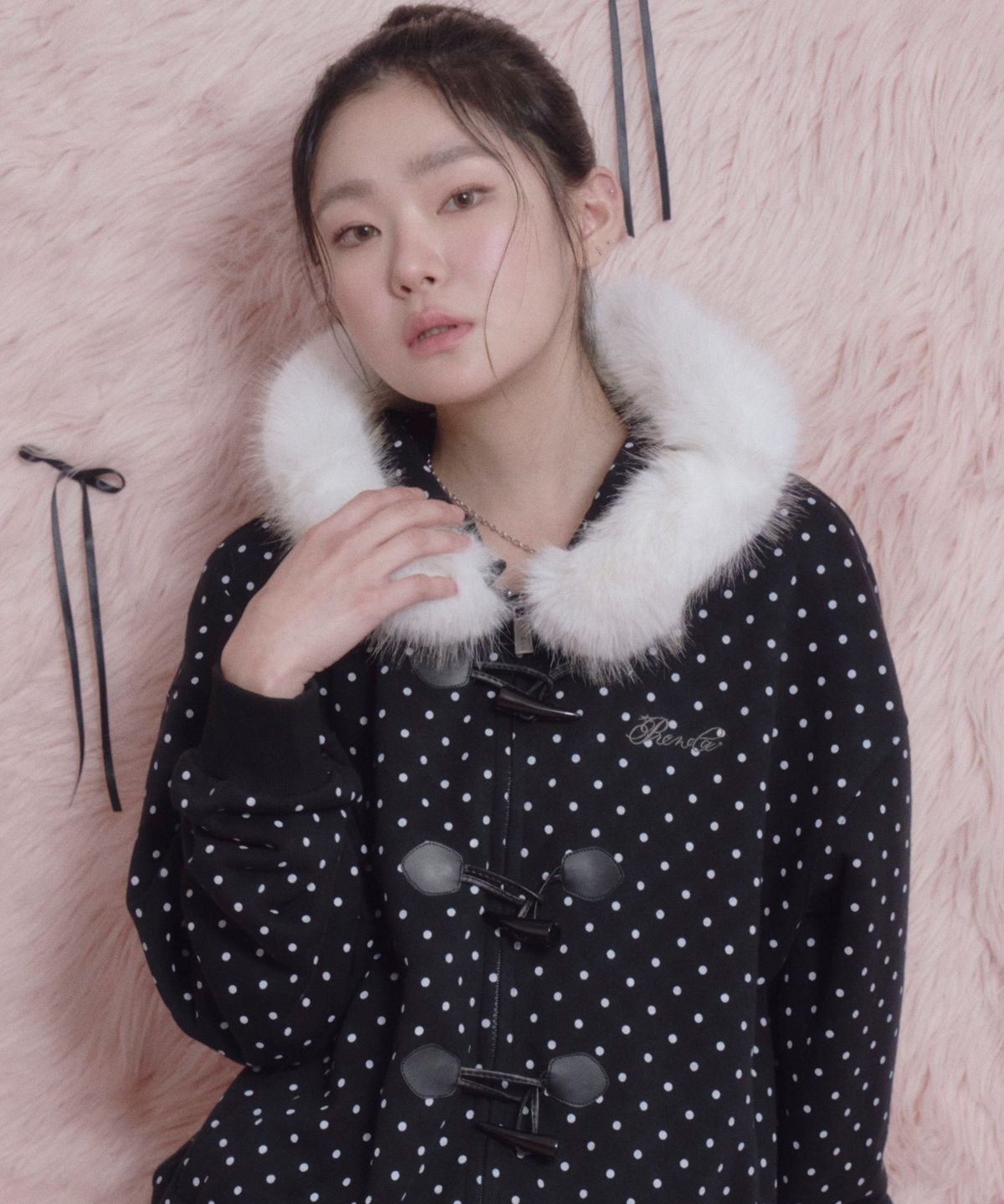 PRENDA 點點 設計 連帽 拉鍊 外套 PRTFAWHZ15