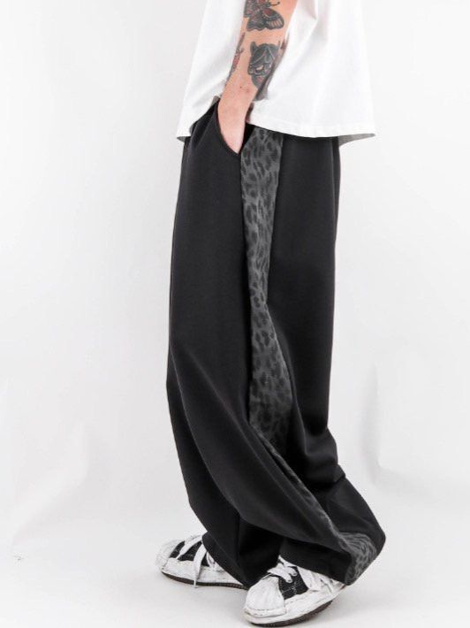 拼豹紋運動褲 GLEE-013P