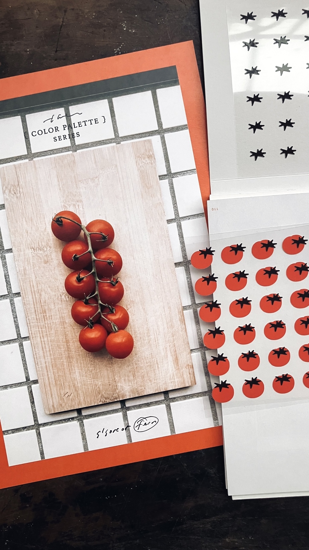 羊君．Tomato Tomato 番茄素材貼紙包