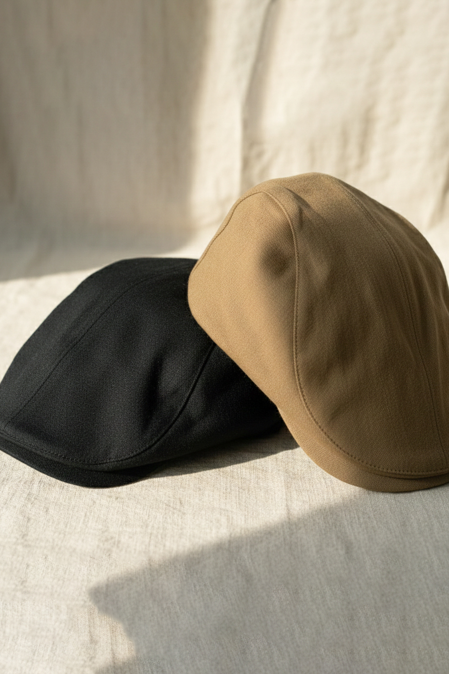 日系純棉簡約質感狩獵帽