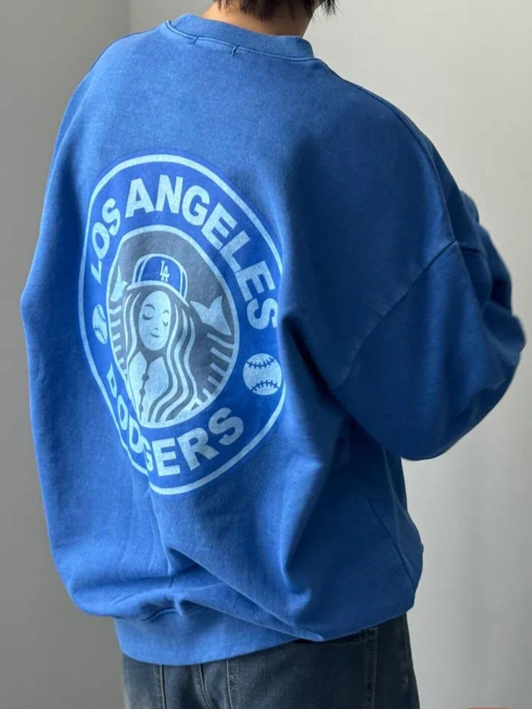 洗水英文字圖案衛衣 US-001T