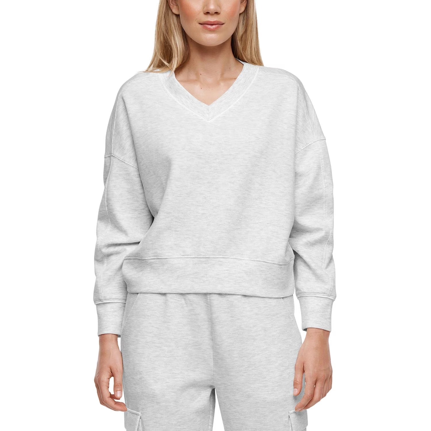 OBS291 Express Women's V-Neck Pullover Sweatshirt
