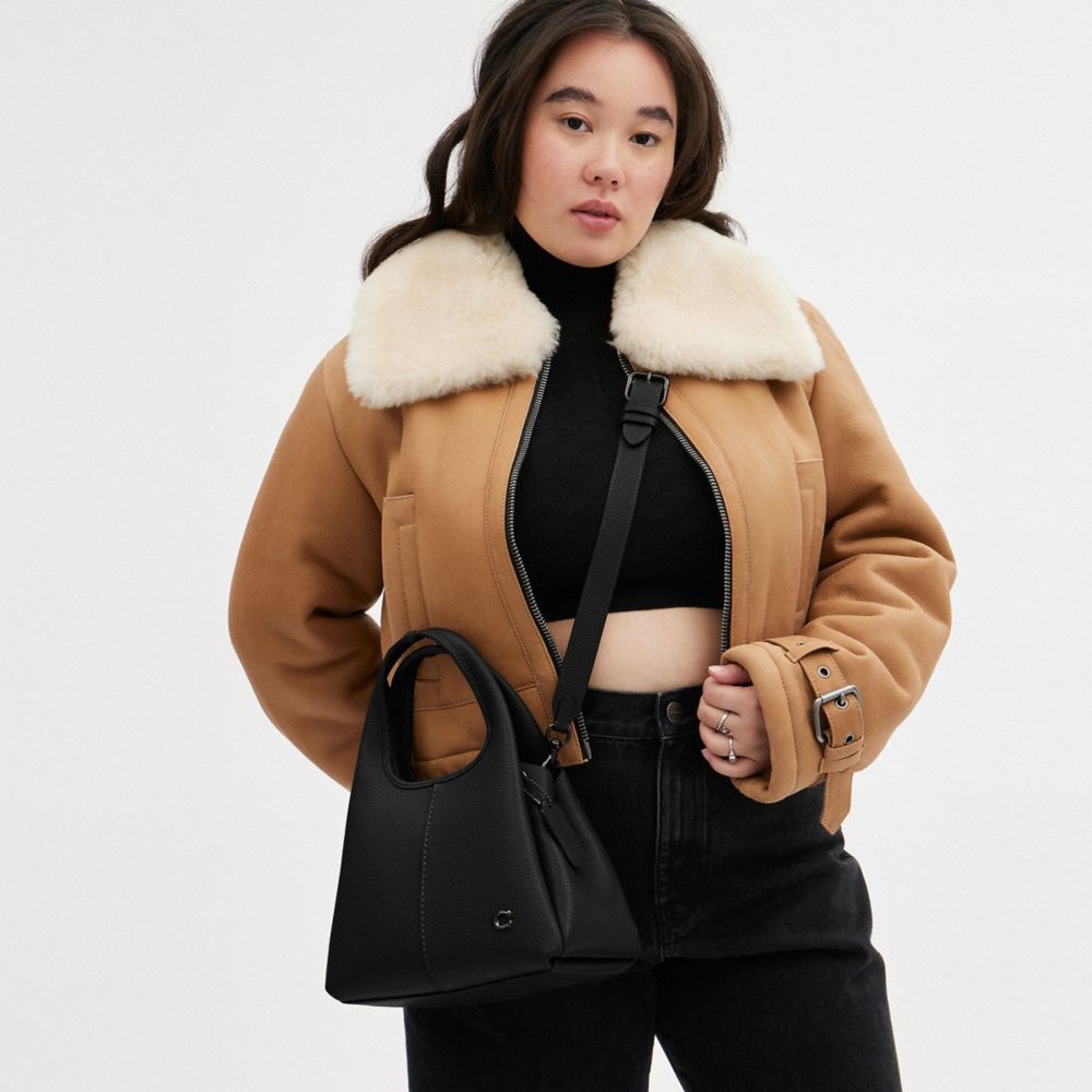 【Coach】 LANA 23 單肩手袋  黑