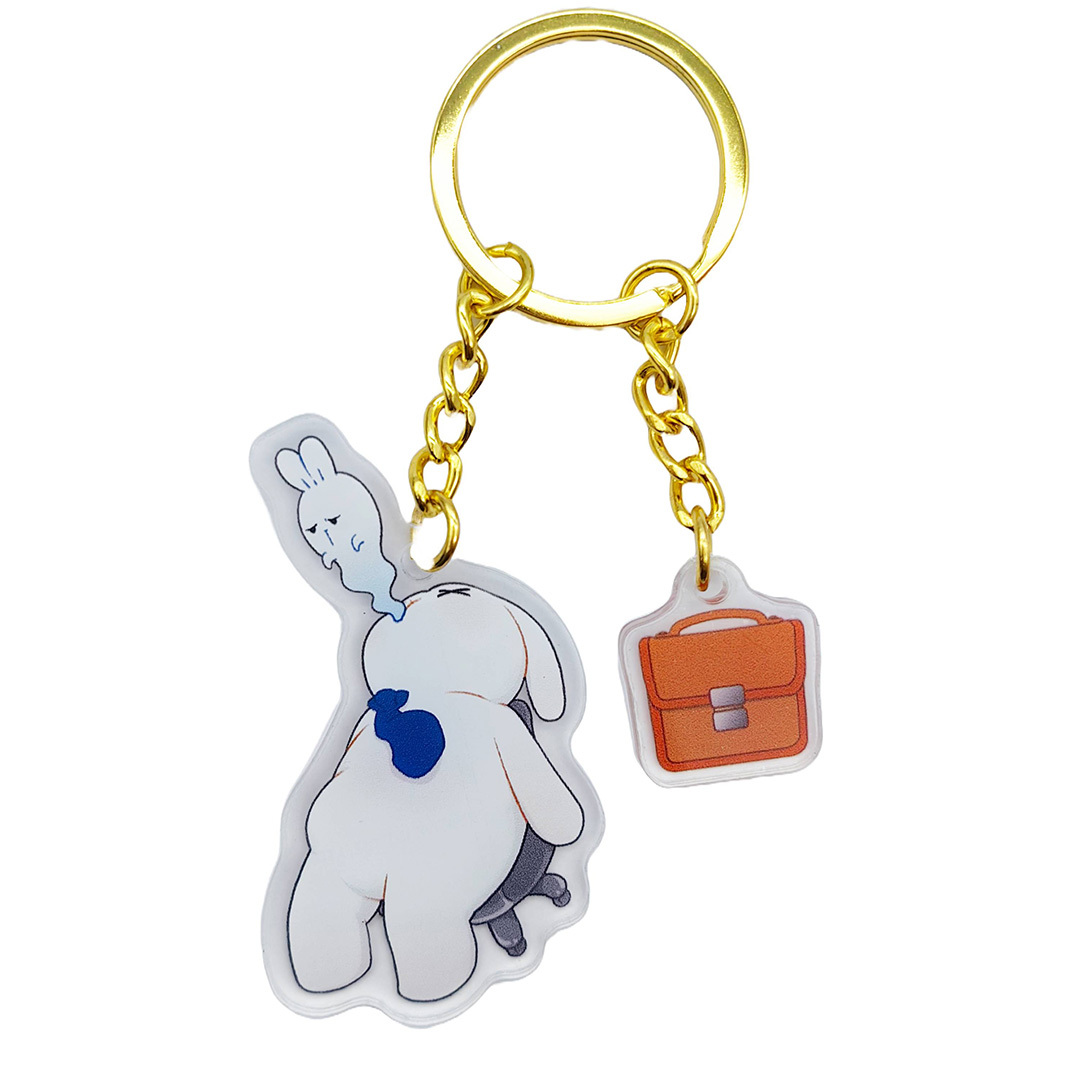 MONDAY BRUCE 鑰匙扣 (倒下)