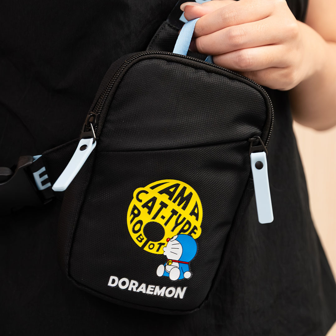 Doraemon SLING BAG-SMALL  (Typography Series)