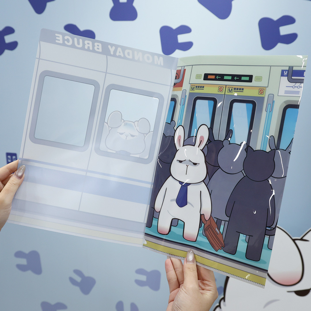 MONDAY BRUCE A4文件夾 (地下鐵版)