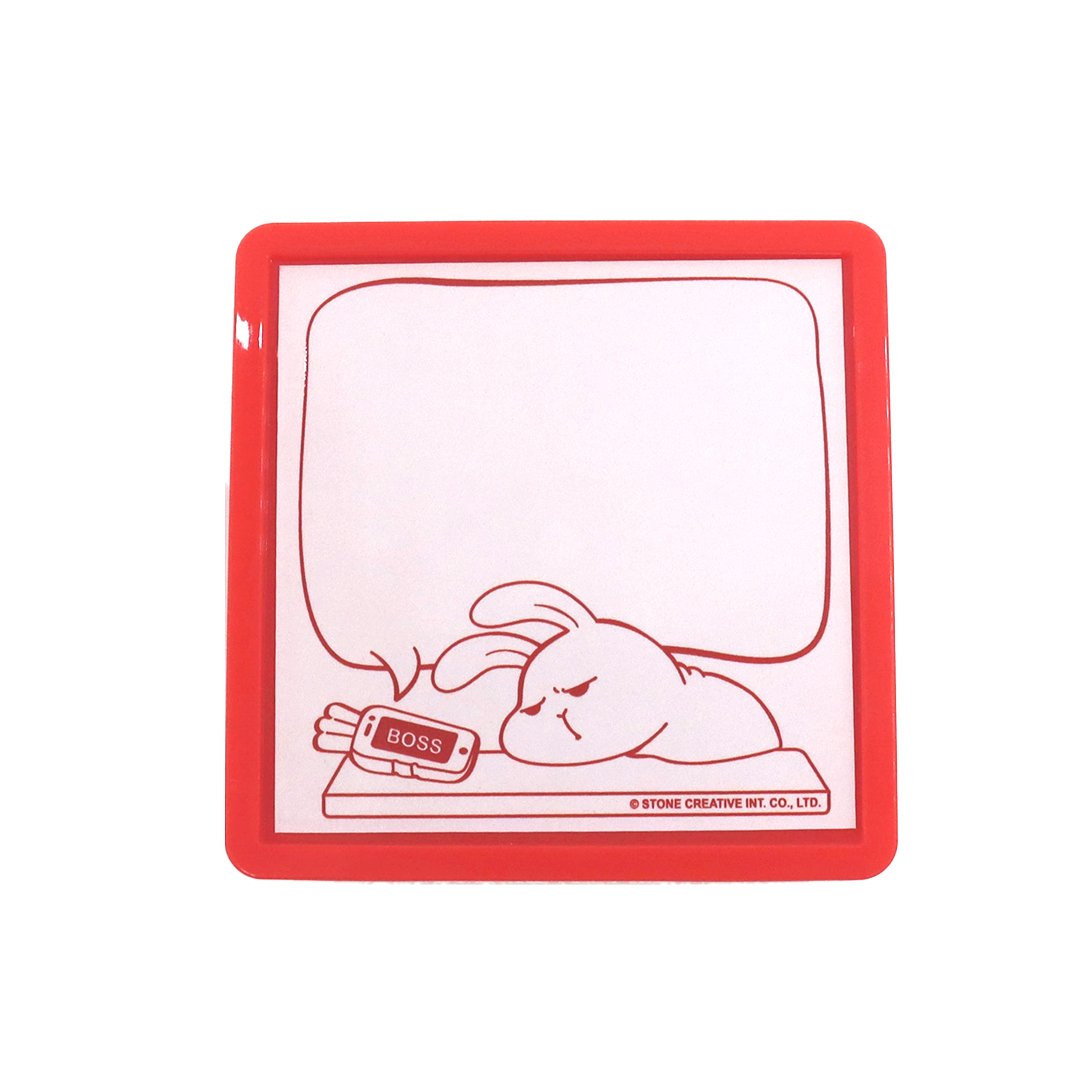 MONDAY BRUCE 個性備忘錄訊息印章 (紅色)