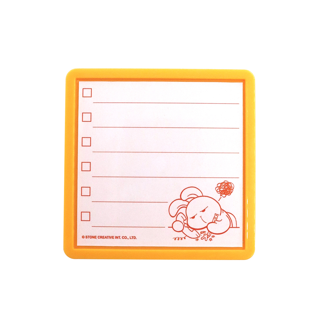 MONDAY BRUCE 個性備忘錄訊息印章 (黃色)