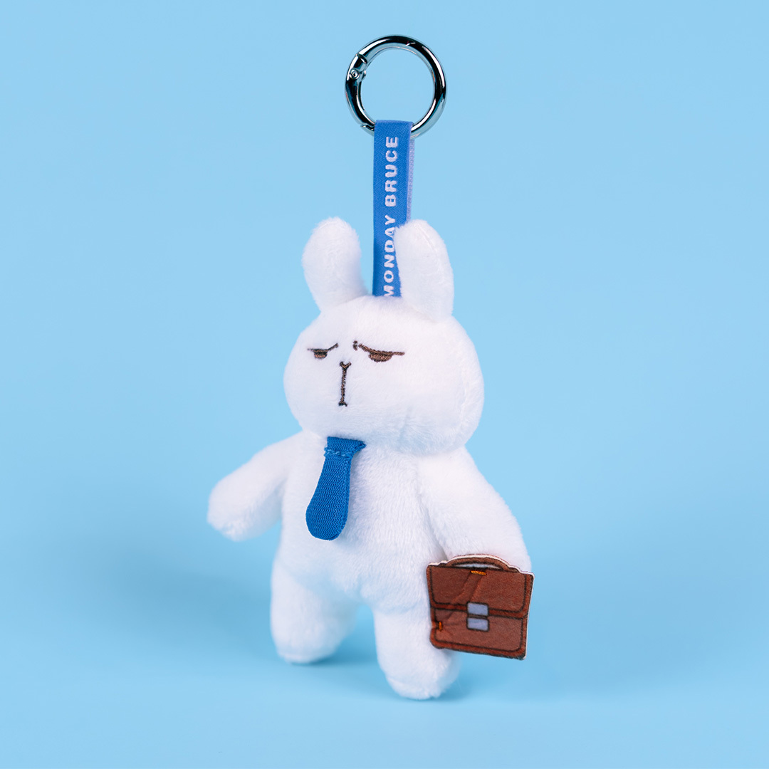 MONDAY BRUCE 4吋社畜吊飾 (布魯斯)