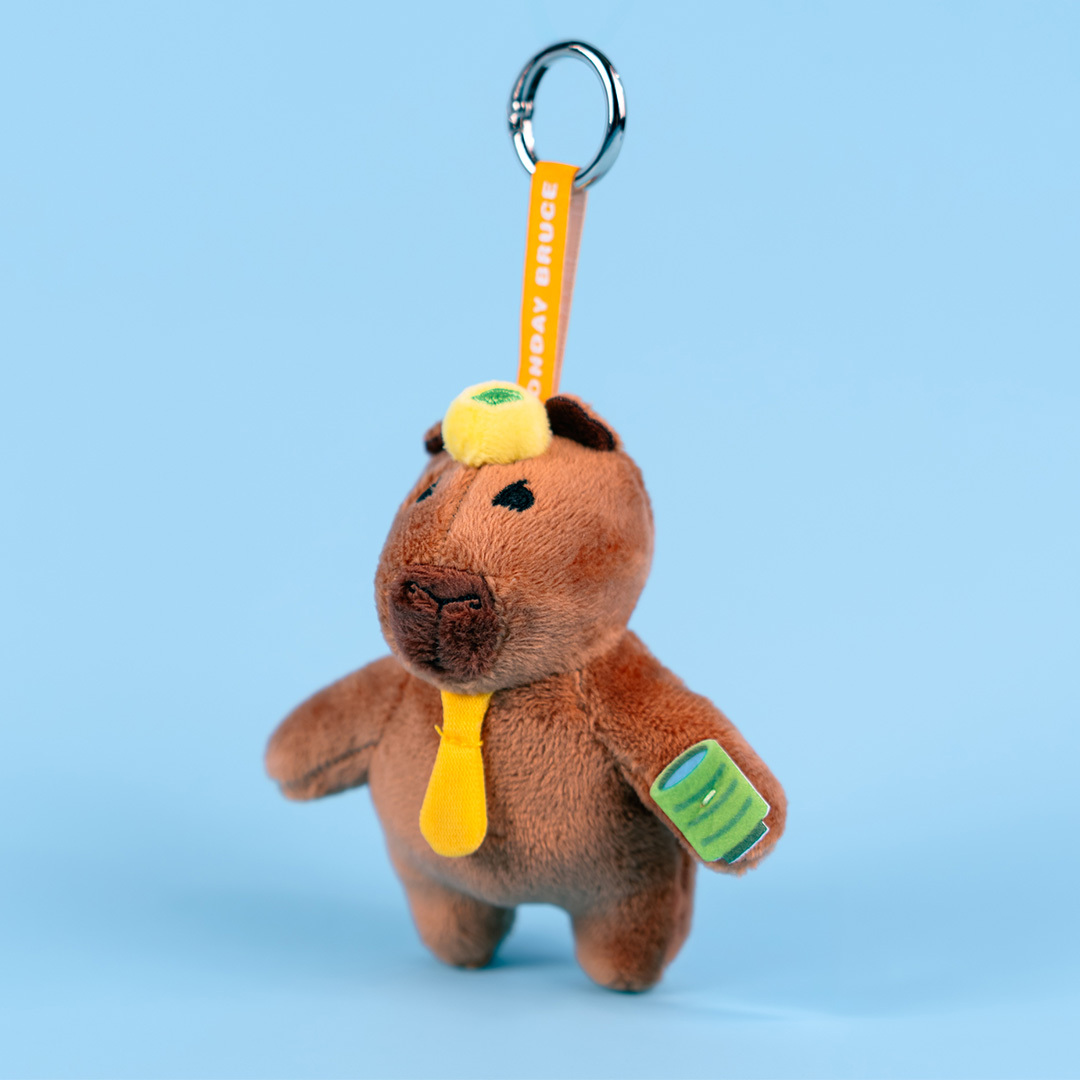 MONDAY BRUCE 4吋社畜吊飾 (史達博)