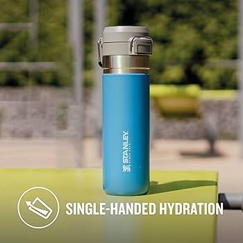 【預購】Stanley Quick Flip GO H012901 水樽 36 oz（淺藍色字體）