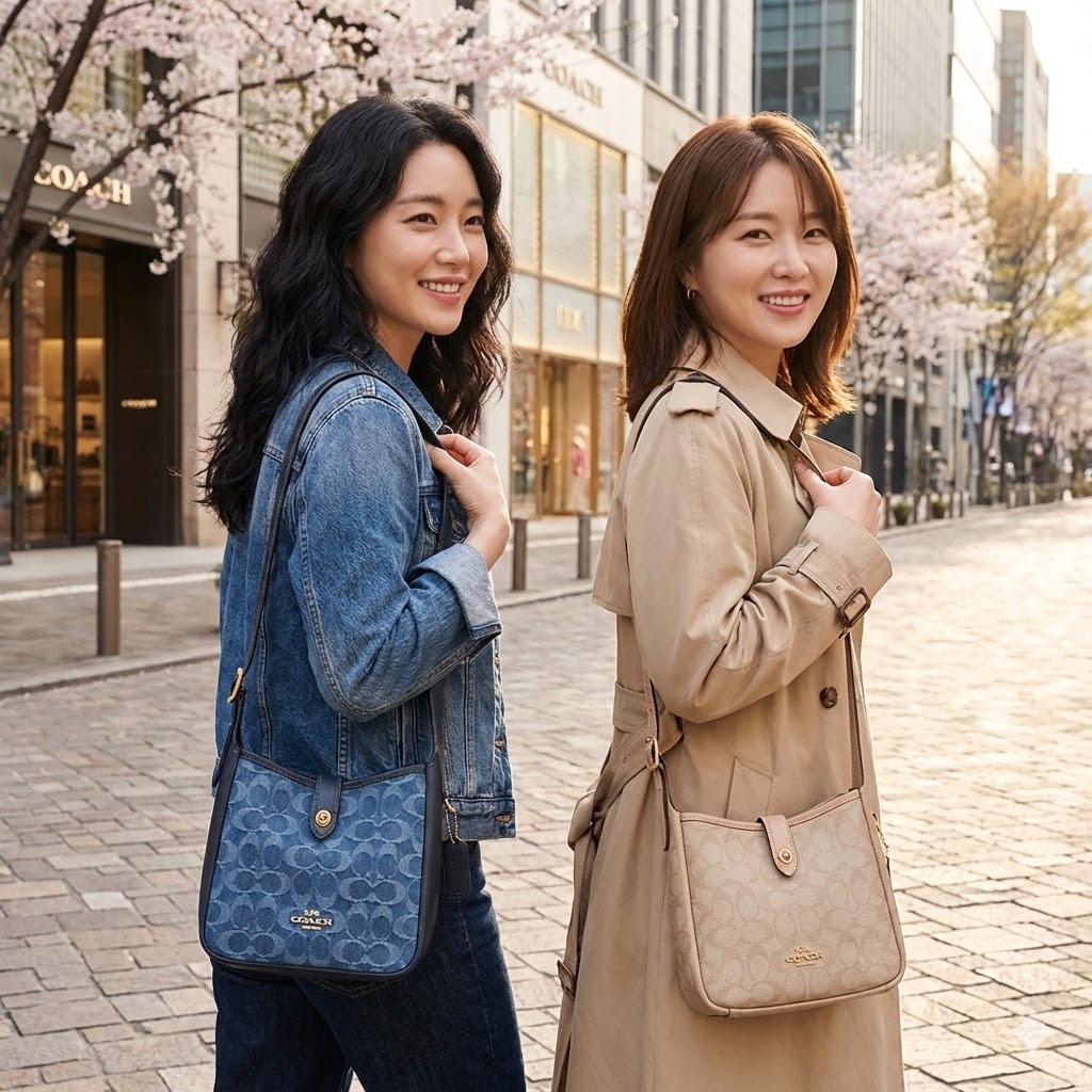 【直播】COACH Hadley Mini H012908 老花logo斜咩袋