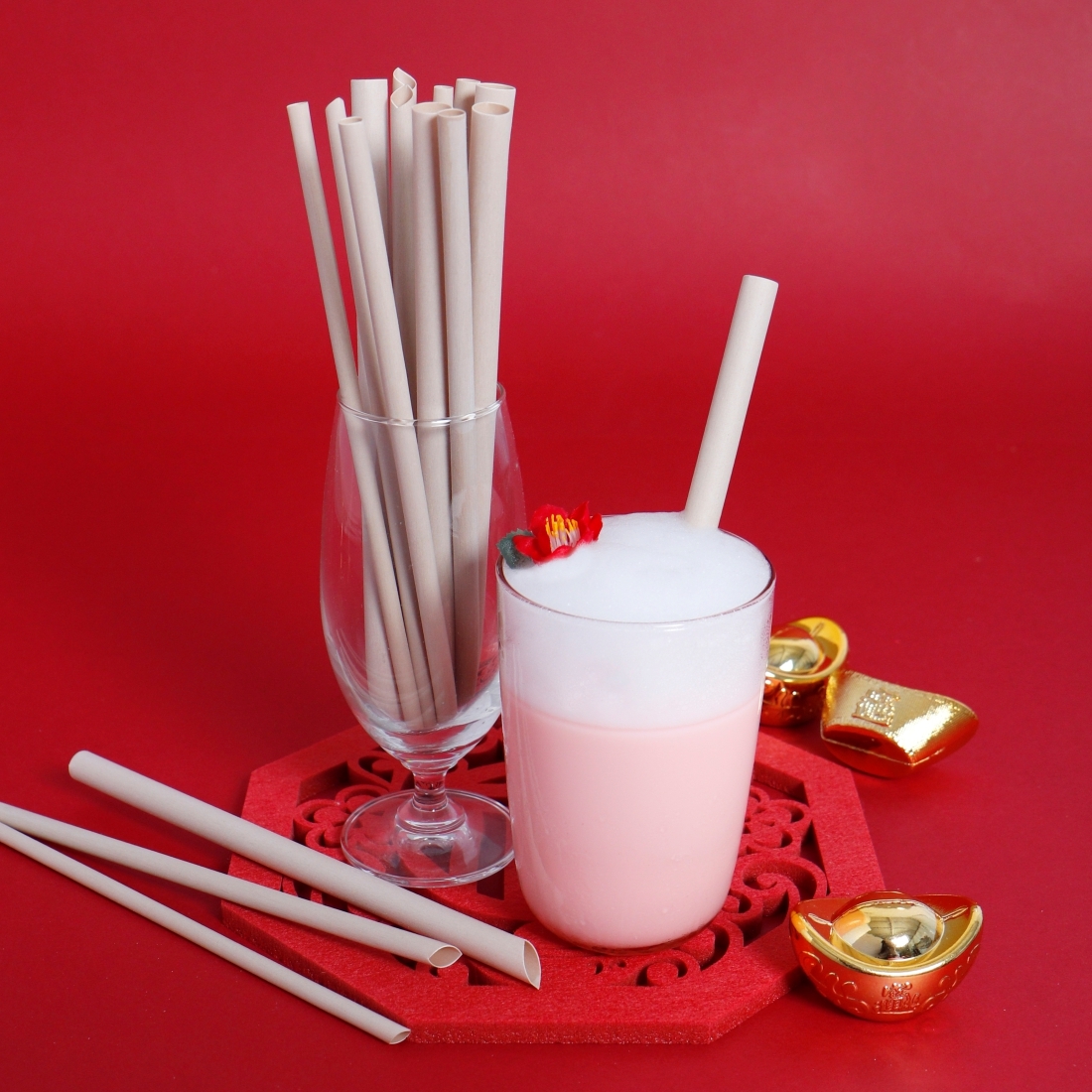 茶吸管 8mm 原色