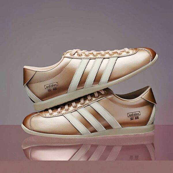 Adidas 愛迪達 Adidas Anfu KJ5438 女 休閒鞋 德訓鞋 復古 舒適 金