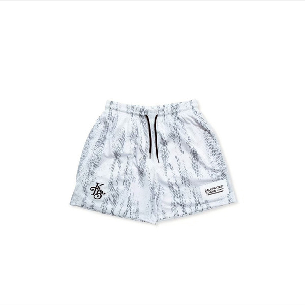 Baivs Snake Pattern Shorts BSP78301 男 球參 球褲 蟒紋 雙層網眼 短褲 白