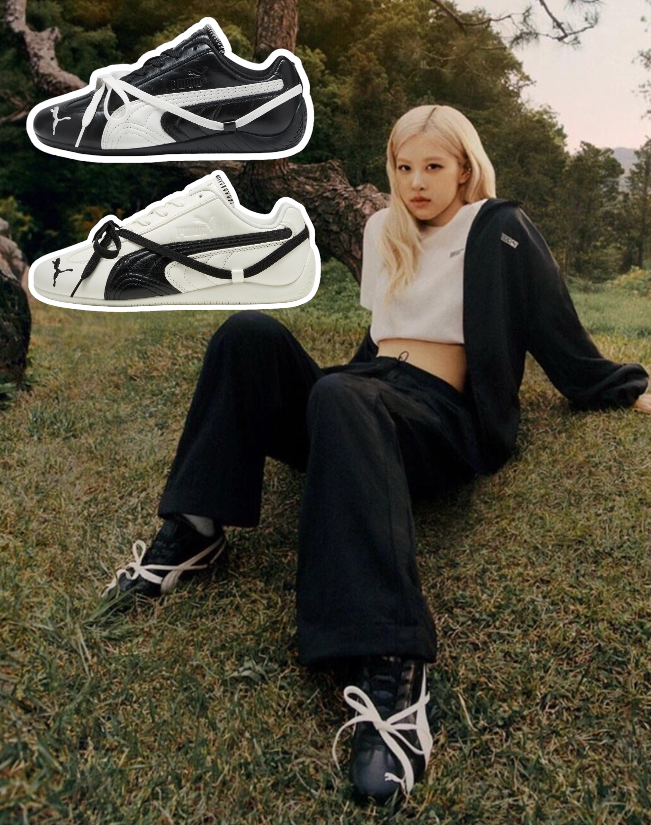 PUMA x ROSE 聯名 Speedcat PRM 皮革 黑404391-01 / 白404390-01