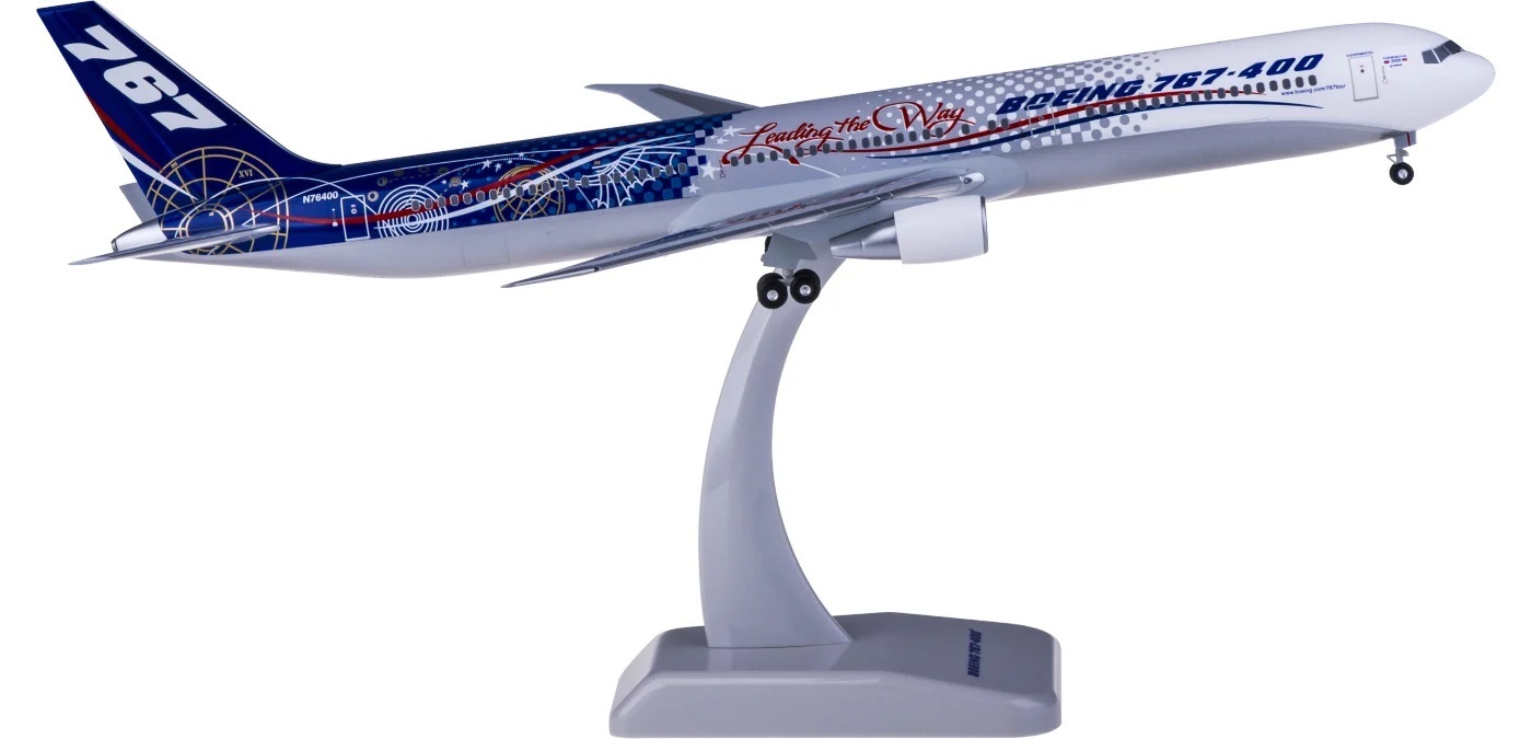 Hogan wings 1/200 波音767-400 N76400 環球巡迴機彩繪機