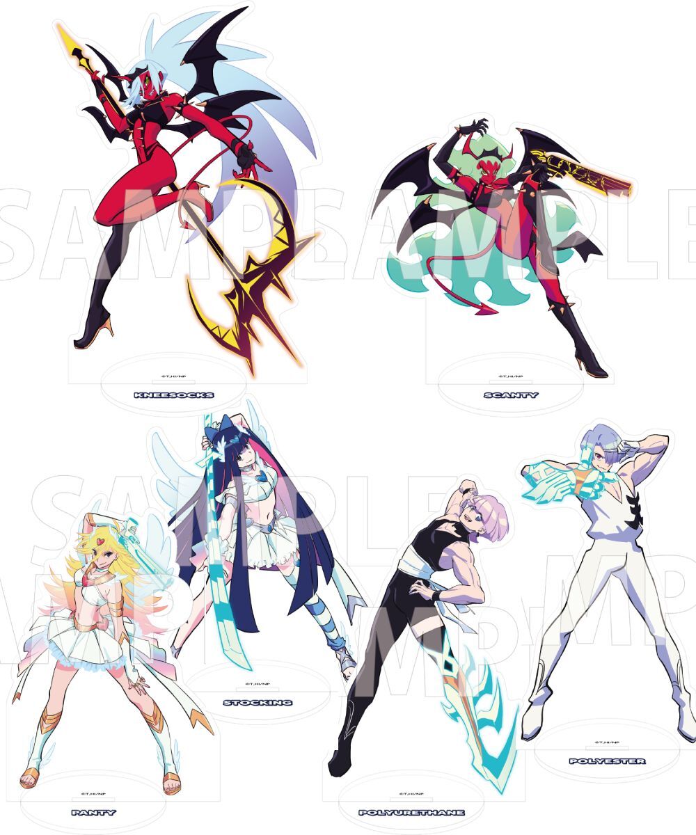 預購-《新吊帶襪天使 New PANTY ＆ STOCKING with GARTERBELT》壓克力人形立牌 等比例ver. 系列【日本進口精品】