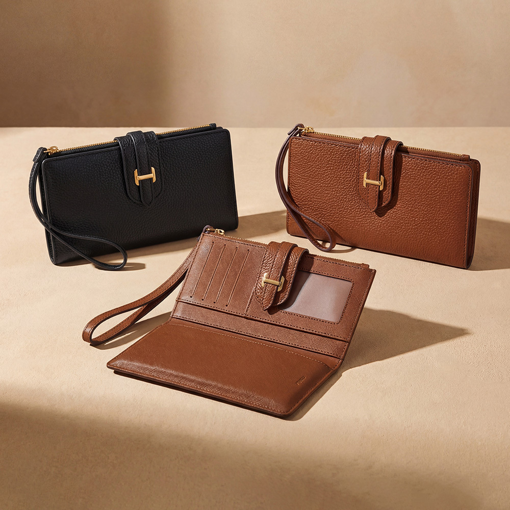 Emery 真皮多功能長夾 (兩色可選)