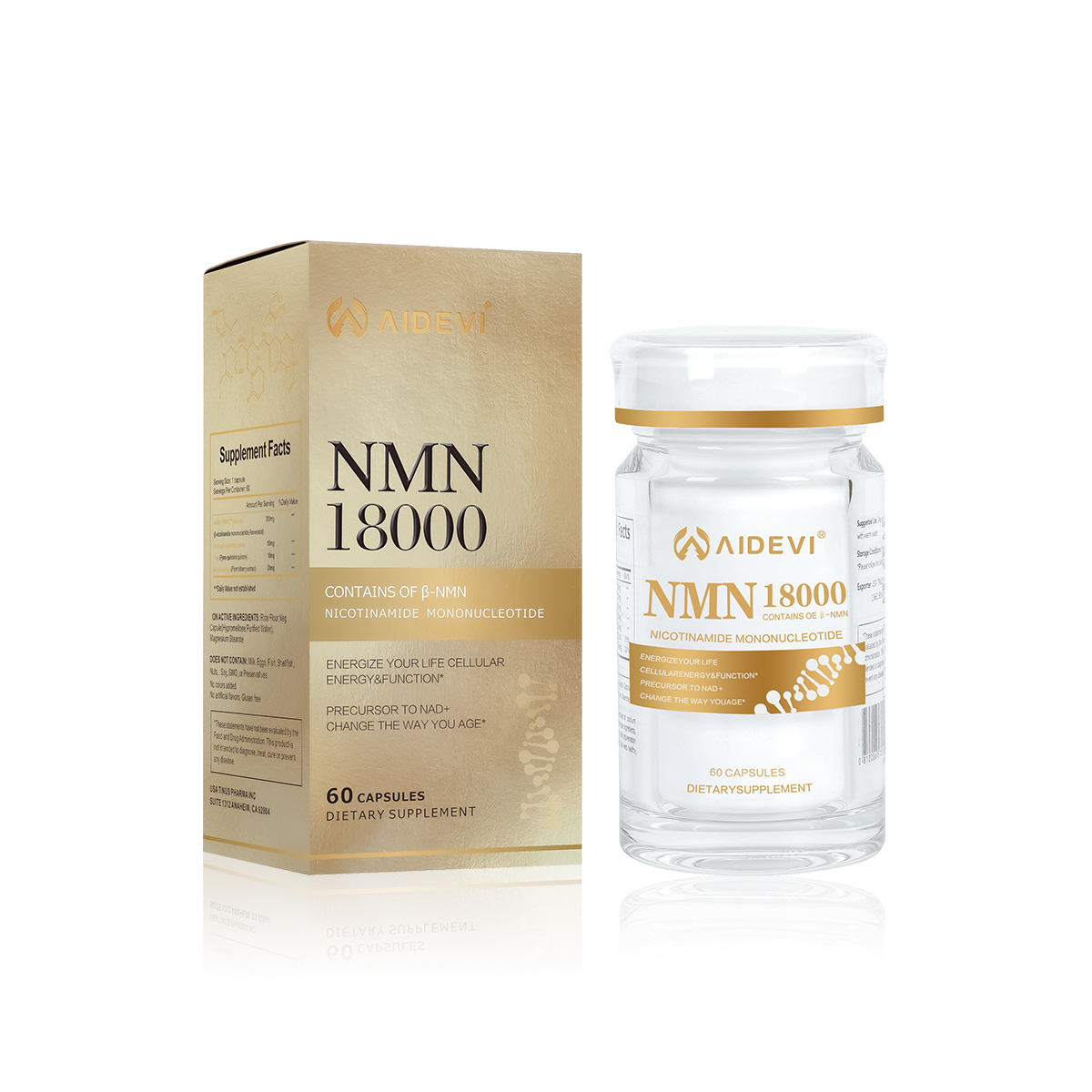 AIDEVI® NMN18000 逆齡膠囊