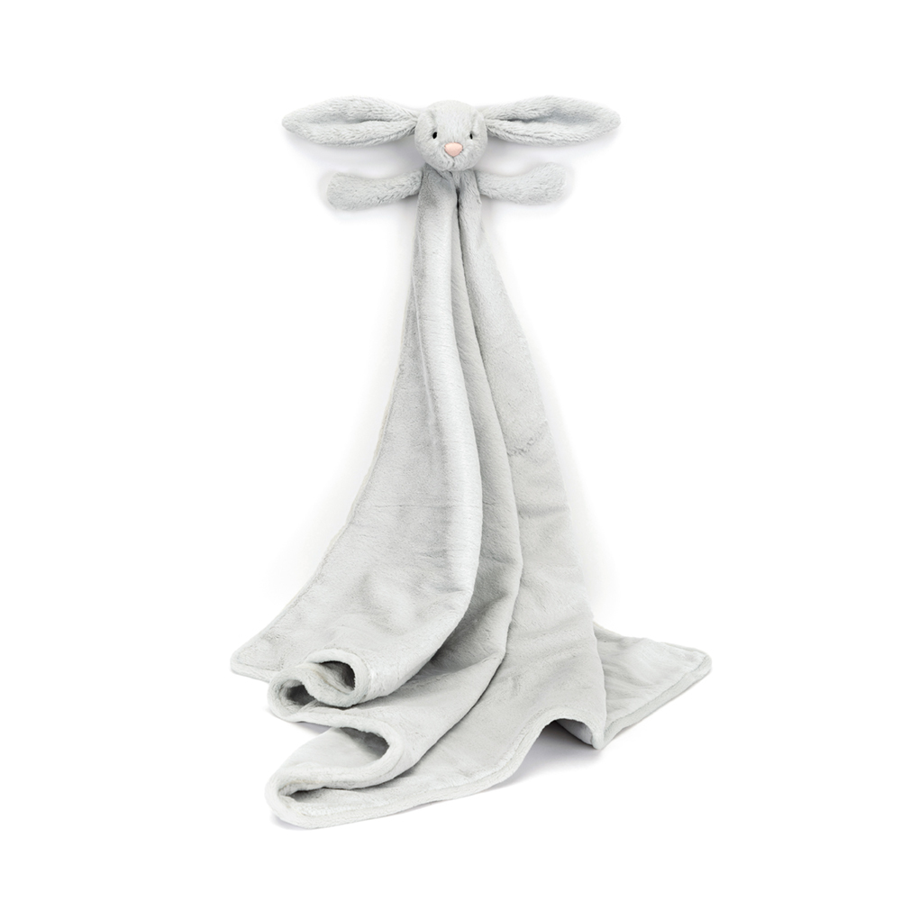 Jellycat Bashful Silver Bunny Blankie 雲灰銀兔安撫毛毯