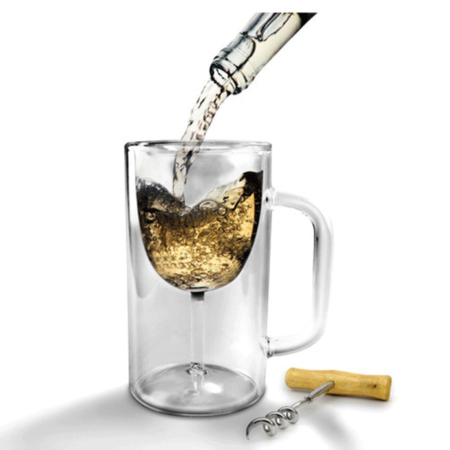 Fred & Friends | 大家都看得到的玻璃躲酒杯中杯