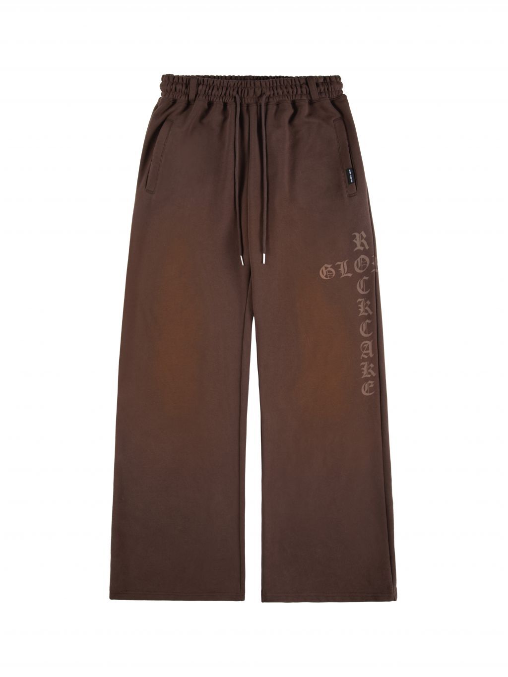 【現貨】Washed Cross Lettering 2way Jogger-Brown