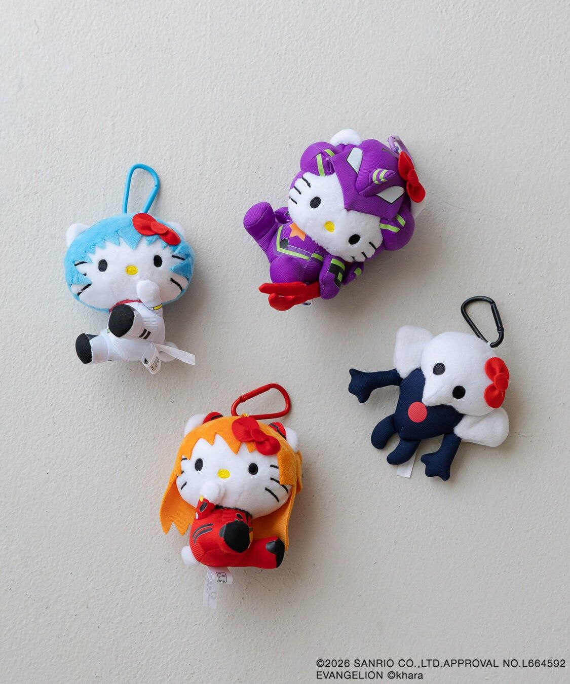 #現貨  🇯🇵日本 凱蒂貓 × LOWRYS FARM 聯名款  新世紀福音戰士 吊飾娃娃