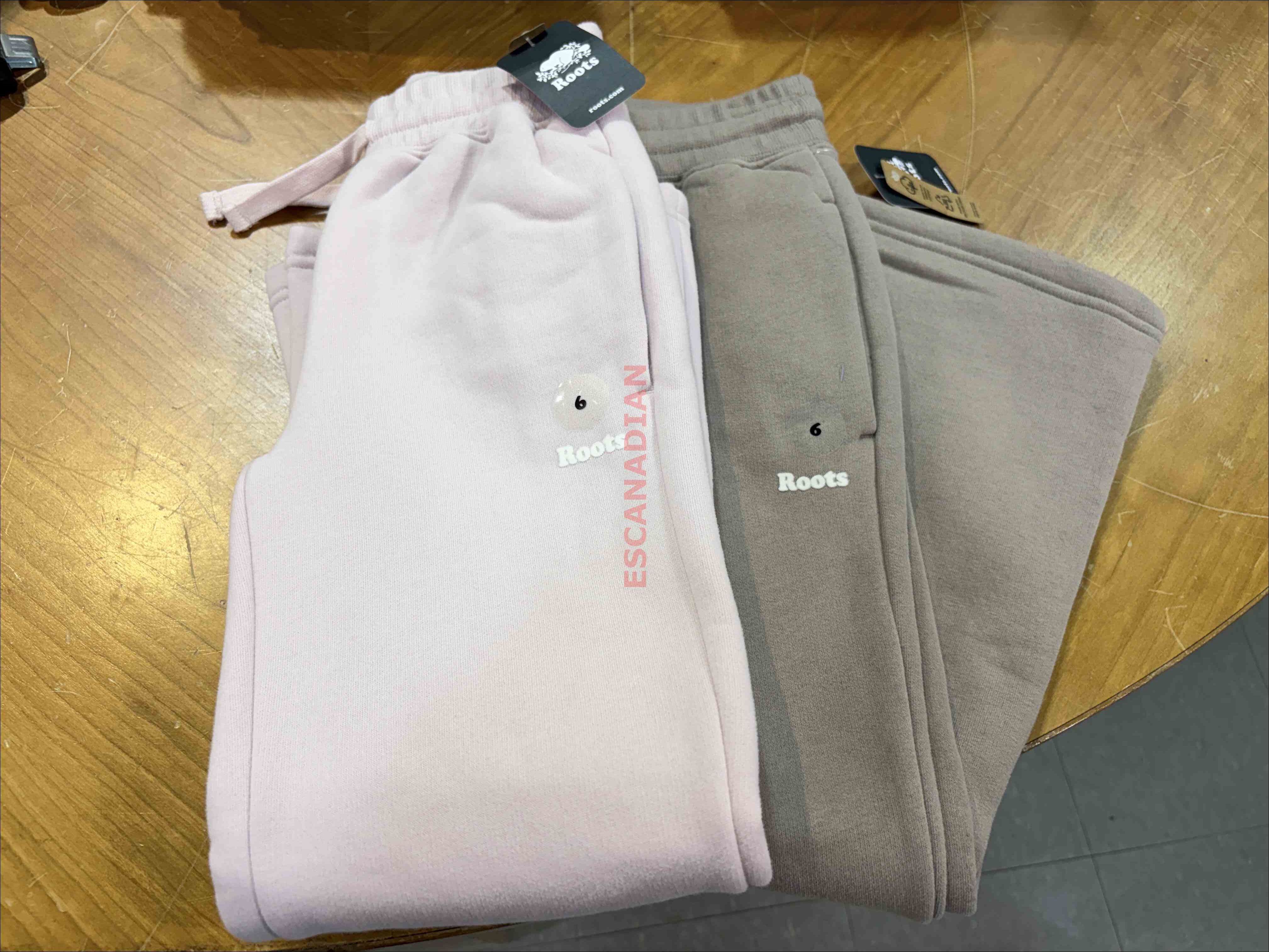 ROOTS 女大童 Cloud系列 合身版 柔軟厚棉 刷毛 喇叭褲 (2色)