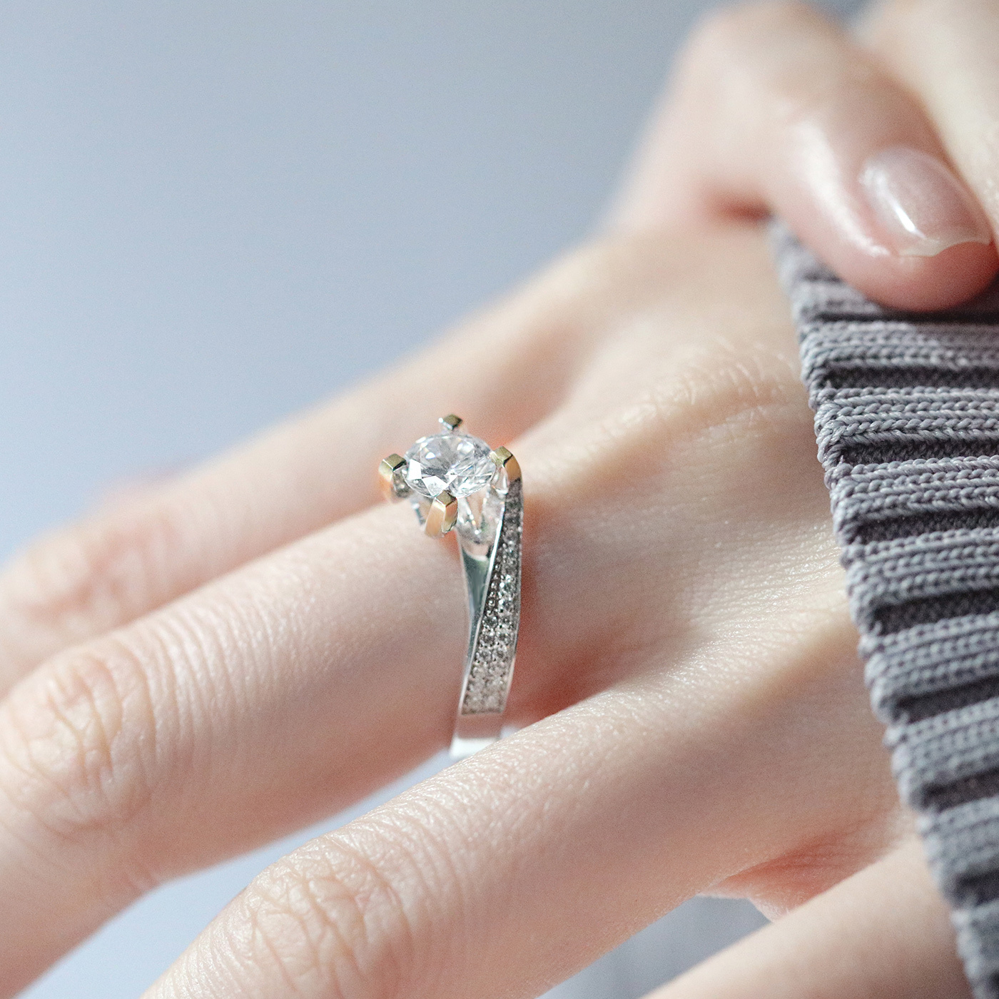 微光長路 — GIA1克拉鑽石戒指