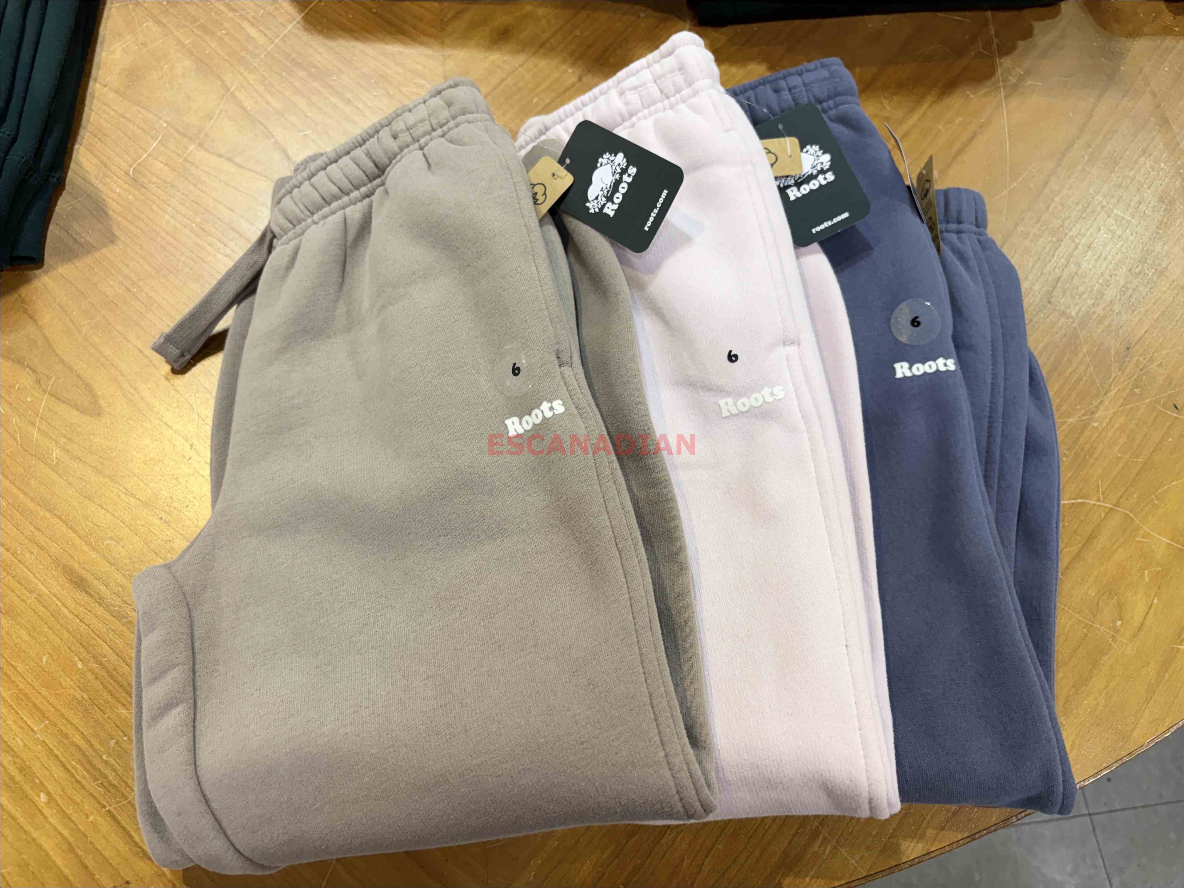 ROOTS 大童 Cloud系列 柔軟厚棉 刷毛 縮口 棉褲 (4色)