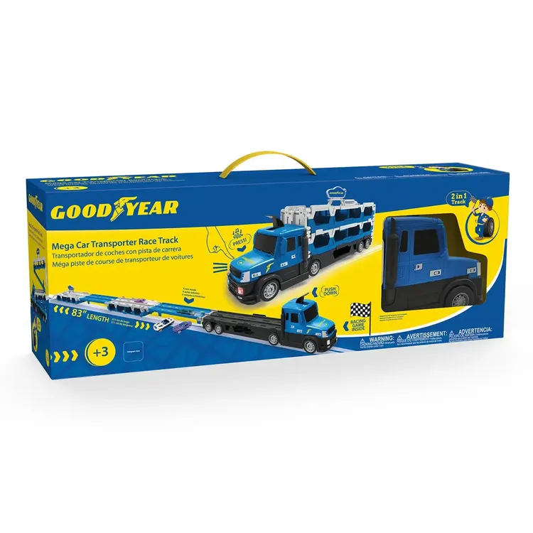 美國 STANLEY Jr. 固特異GOOD YEAR聯名款-超長卡車競賽遊戲組